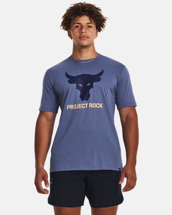 Men's Project Rock Brahma Bull Short Sleeve in Blue image number 0